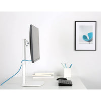 Techly ICA-LCD 260 Flachbildschirm-Tischhalterung 68,6 cm (27") Tisch/Bank Weiß