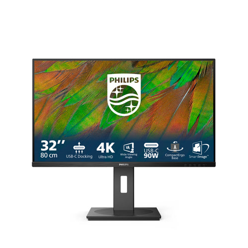 Philips 3000 series 32B1U3900/00 Computerbildschirm 80 cm (31.5") 3840 x 2160 Pixel 4K Ultra HD LCD Schwarz