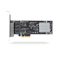StarTech.com 4-Port 2.5 Gbit PCIe Netzwerkkarte, Intel I225-V, Dual-Port Computer LAN Karte, Multi-Gigabit NIC, PCI Express Server Netzwerkkarte, 2.5G Ethernet Adapter