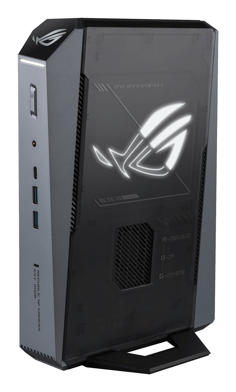 ASUS ROG GR70 -N90043AN AMD Ryzen™ 9 8940HX 16 GB DDR5-SDRAM 1 TB SSD NVIDIA GeForce RTX 5060 Windows 11 Home Mini PC PC Schwarz