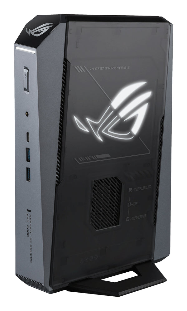 ASUS ROG GR70 -N90043AN AMD Ryzen™ 9 8940HX 16 GB DDR5-SDRAM 1 TB SSD NVIDIA GeForce RTX 5060 Windows 11 Home Mini PC PC Schwarz
