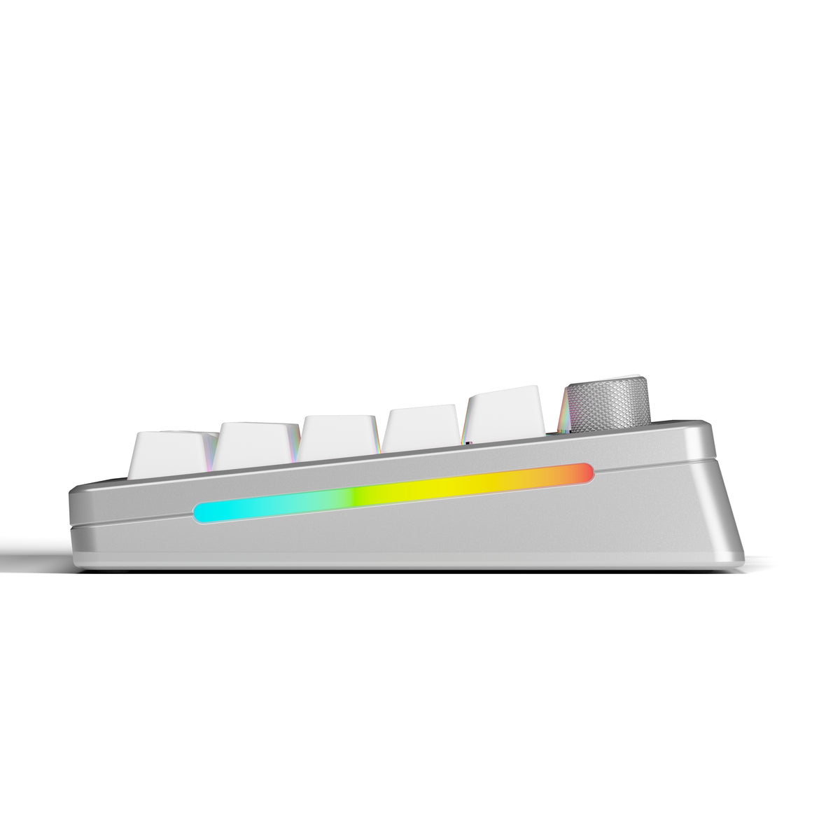 Glorious Gaming GMMK 3 PRO HE 75% Prebuilt Tastatur RF Wireless + Bluetooth QWERTY US Englisch Silber