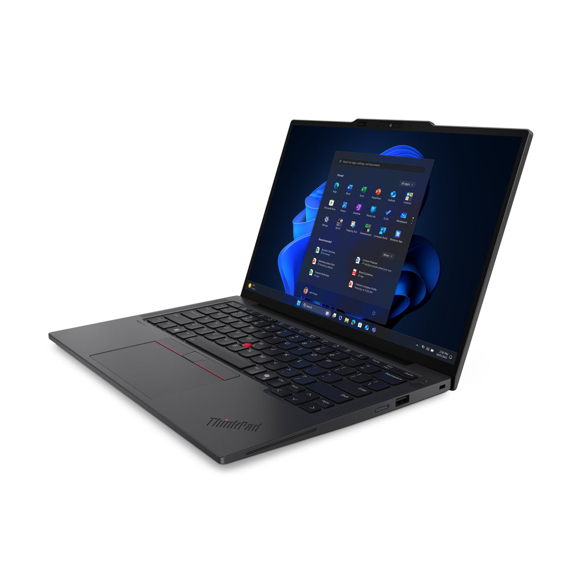 Lenovo ThinkPad X13 Gen 6 (Intel) Intel Core Ultra 7 255U Laptop 33,8 cm (13.3") WUXGA 32 GB LPDDR5x-SDRAM 1 TB SSD Wi-Fi 7 (802.11be) Windows 11 Pro Deutsch Schwarz