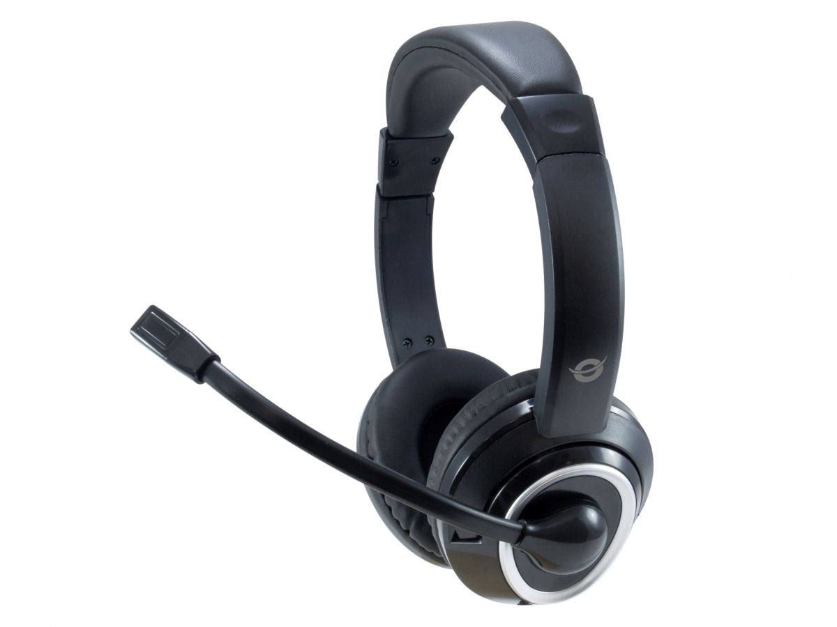 Conceptronic POLONA02BA Kopfhörer & Headset Kabelgebunden Kopfband Gaming Schwarz