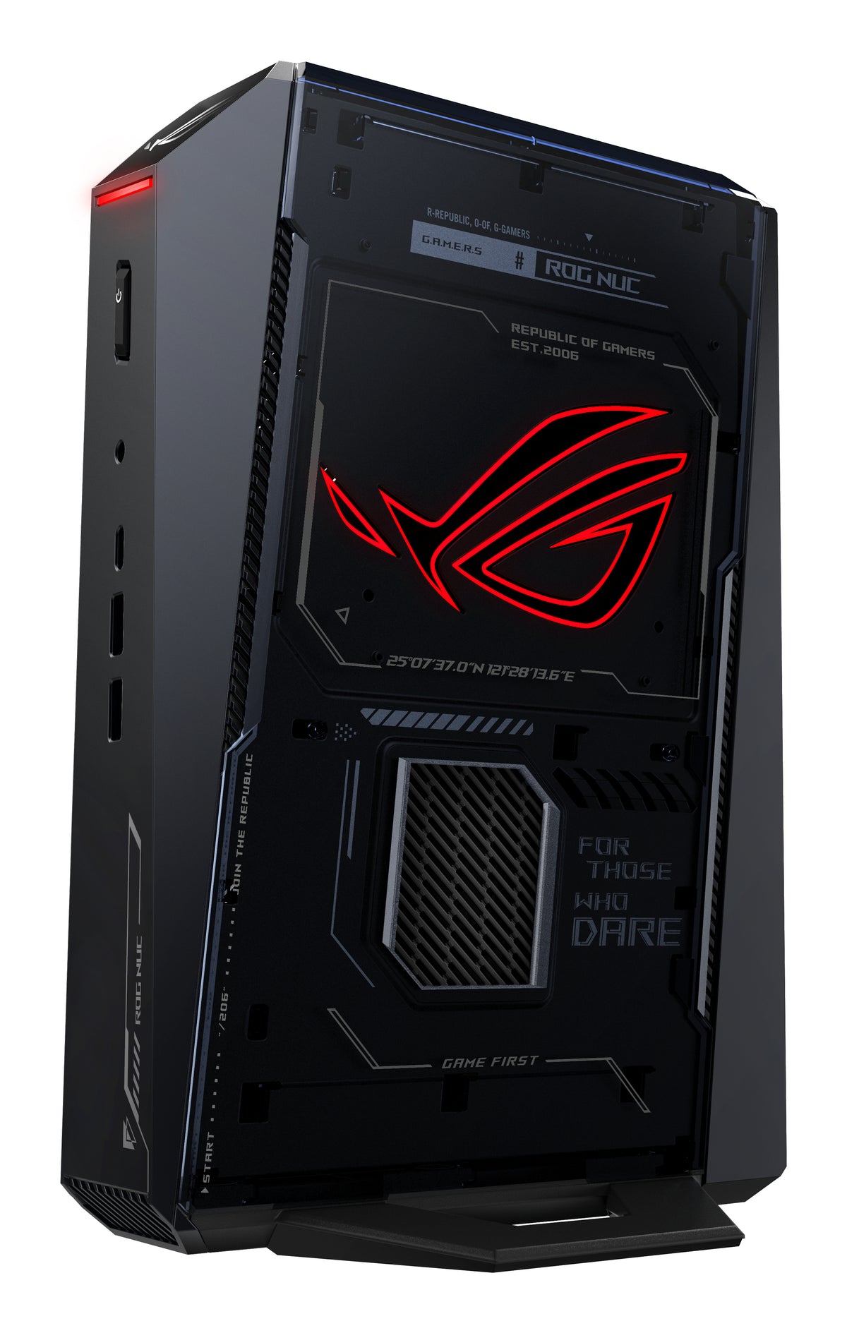 ASUS ROG NUC RNUC15JNK7X569A3 Intel Core Ultra 7 255HX 16 GB DDR5-SDRAM 1 TB SSD NVIDIA GeForce RTX 5060 Windows 11 Mini PC Mini-PC Schwarz