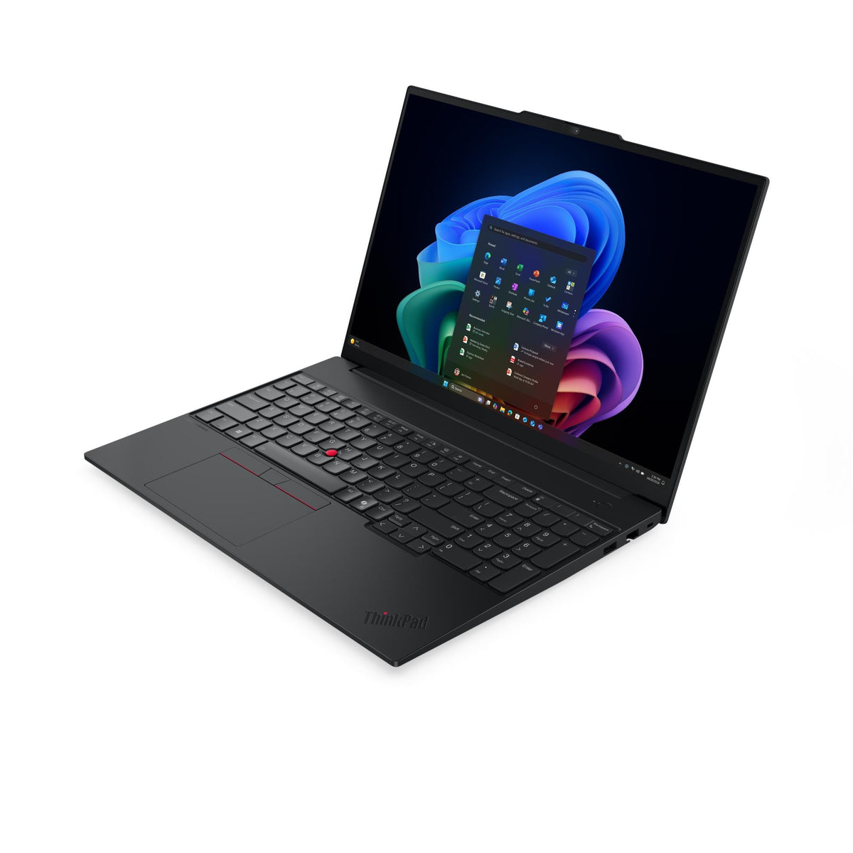 Lenovo ThinkPad E16 Gen 4 (Intel) Copilot+ PC Intel Core Ultra 7 355 Laptop 40,6 cm (16") WUXGA 32 GB DDR5-SDRAM 1 TB SSD Wi-Fi 7 (802.11be) Windows 11 Pro Deutsch Schwarz