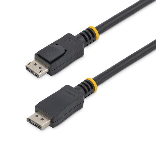 StarTech 0.5m Short DisplayPort 1.2 Cable with Latches M/M 4k