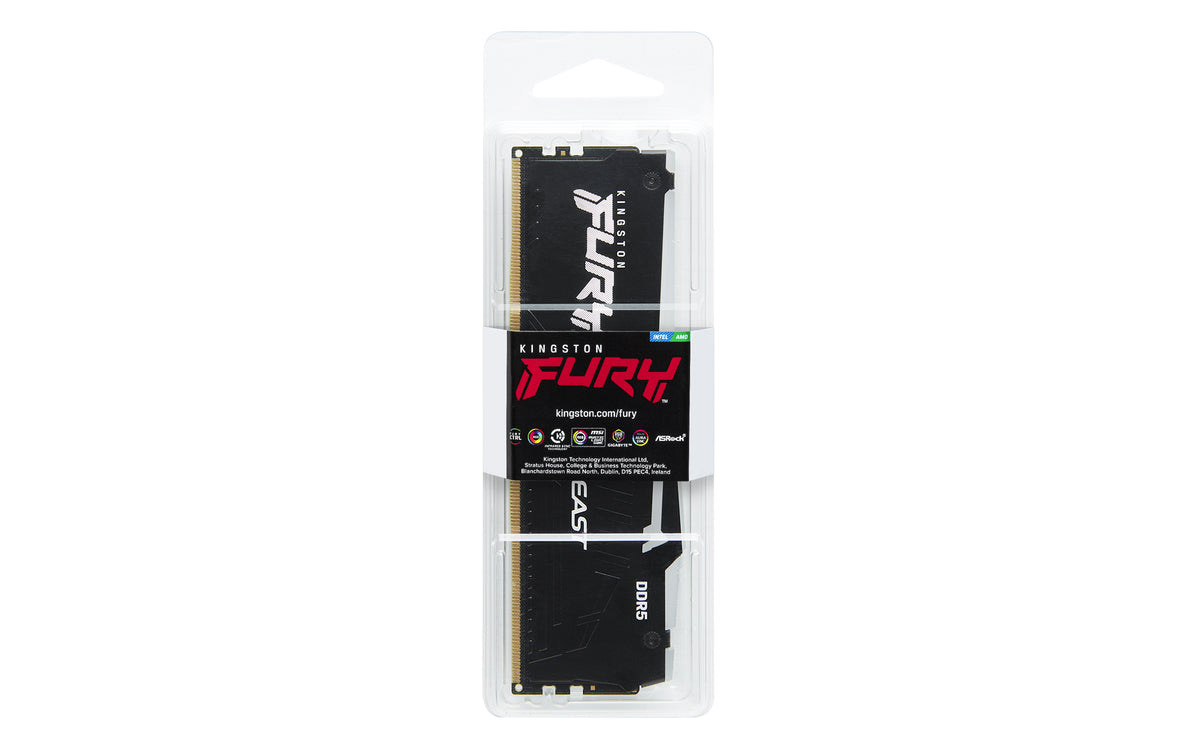 Kingston Technology FURY Beast 8 GB 6000 MT/s DDR5 CL36 DIMM RGB EXPO