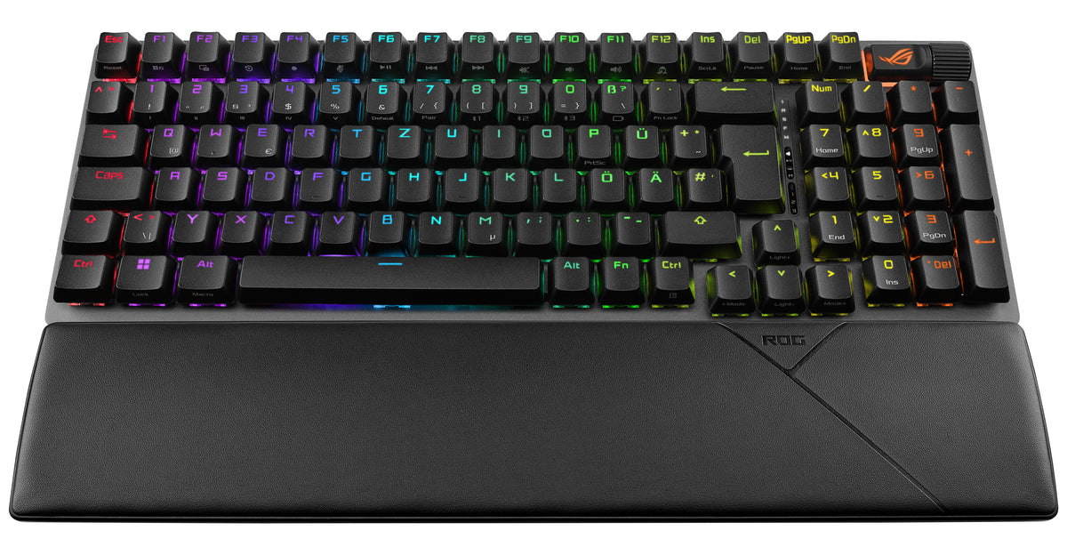 ASUS ROG Strix Scope II 96 Wireless Tastatur Gaming USB + RF Wireless + Bluetooth QWERTZ Deutsch Schwarz