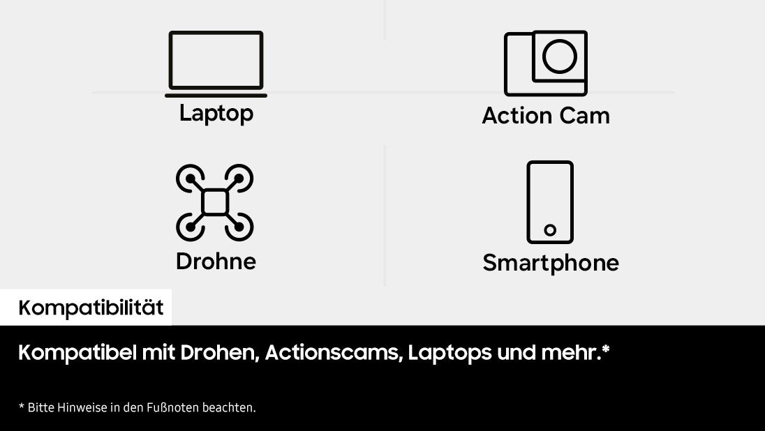 Samsung T9 microSDXC™ UHS-I Speicherkarte - 128 GB mit USB-Kartenleser ‎ ‎