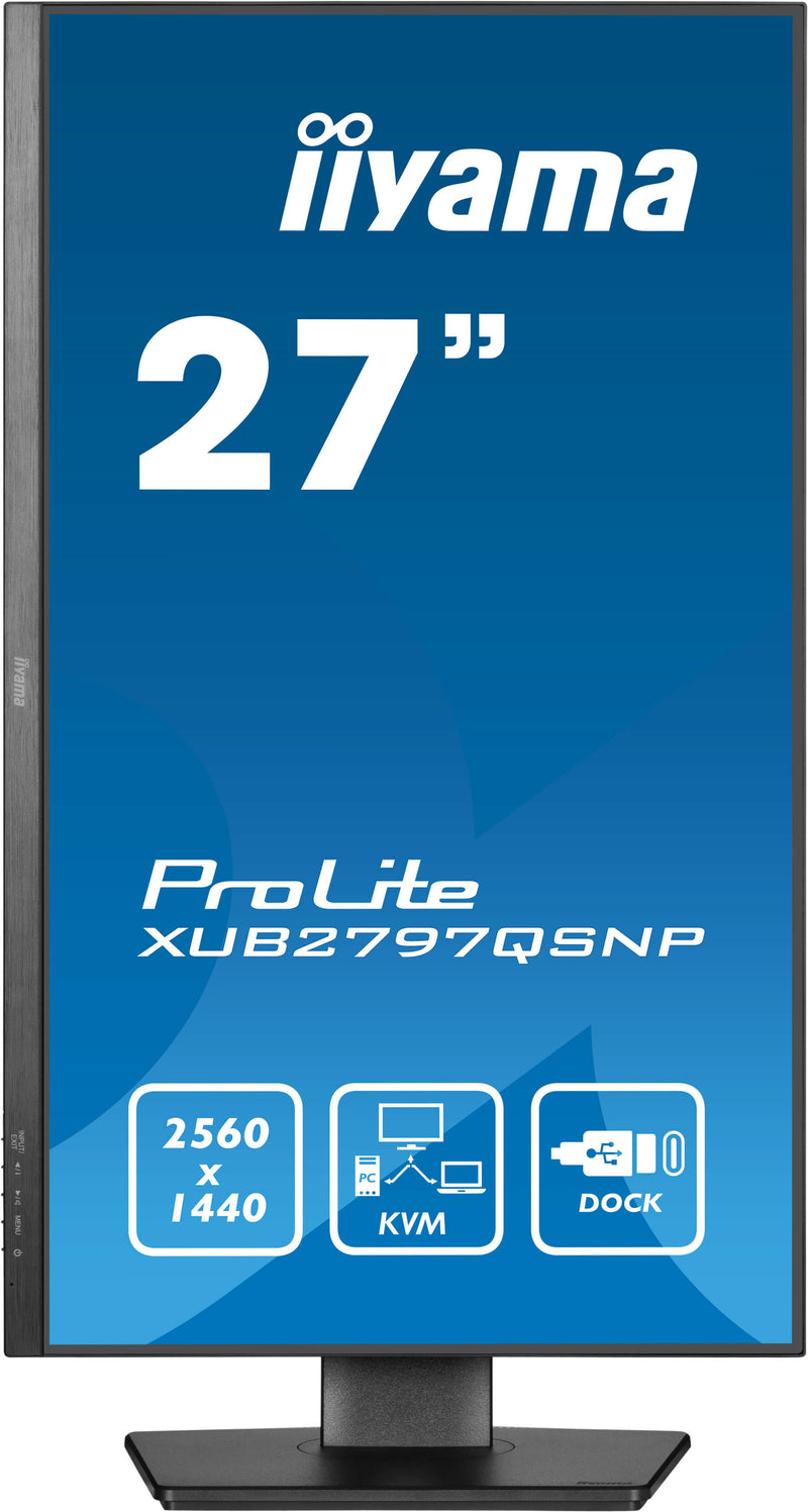 iiyama ProLite XUB2797QSNP-B1 Computerbildschirm 68,6 cm (27") 2560 x 1440 Pixel Quad HD LED Schwarz