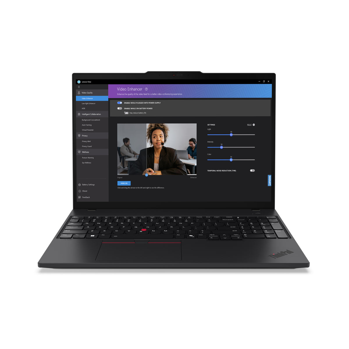 Lenovo ThinkPad T16 Gen 3 Intel Core Ultra 5 125U Laptop 40,6 cm (16") WUXGA 16 GB DDR5-SDRAM 512 GB SSD Wi-Fi 6E (802.11ax) Windows 11 Pro Schwarz Deutsch