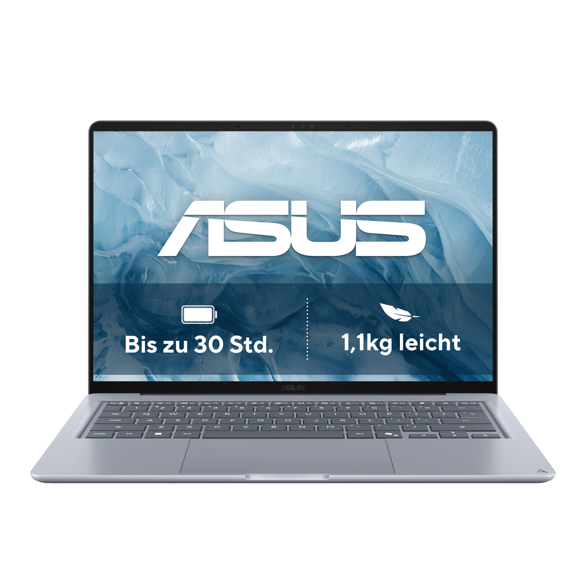 ASUS Zenbook 14 UX3480QA-SF003W Copilot+ PC Snapdragon X1-26-100 Laptop 35,6 cm (14") WUXGA 16 GB LPDDR5x-SDRAM 512 GB SSD Wi-Fi 6E (802.11ax) Windows 11 Home Blau