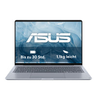 ASUS Zenbook 14 UX3480QA-SF003W Copilot+ PC Snapdragon X1-26-100 Laptop 35,6 cm (14") WUXGA 16 GB LPDDR5x-SDRAM 512 GB SSD Wi-Fi 6E (802.11ax) Windows 11 Home Blau