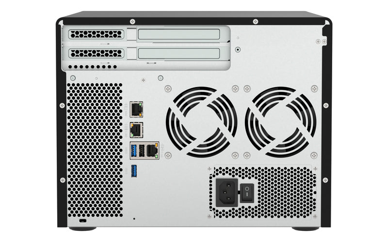QNAP TS-855X SAN Tower Intel Atom® C5125 8 GB DDR4 0 TB QNAP QTS Schwarz