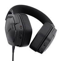 Trust GXT 493PS Carus Kopfhörer Verkabelt & Kabellos Kopfband Gaming Bluetooth Schwarz