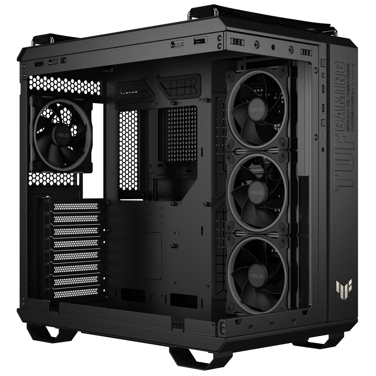 ASUS TUF GAMING GT502 Horizon TG ARGB Black Midi Tower Schwarz