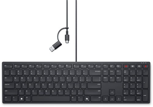 DELL Pro kabelgebundene Collaboration-Tastatur – KB525C - deutsch (QWERTZ)