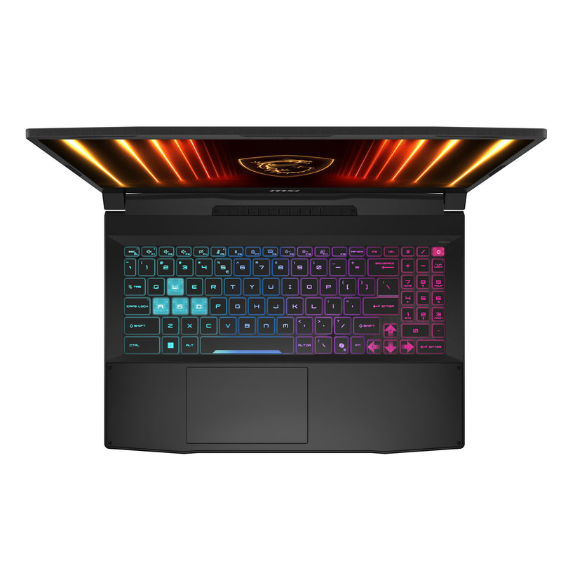 MSI Katana 15 HX B14WGK-058 Intel® Core™ i7 i7-14650HX Laptop 39,6 cm (15.6") Full HD 16 GB DDR5-SDRAM 512 GB SSD NVIDIA GeForce RTX 5070 Wi-Fi 6E (802.11ax) Windows 11 Home Schwarz