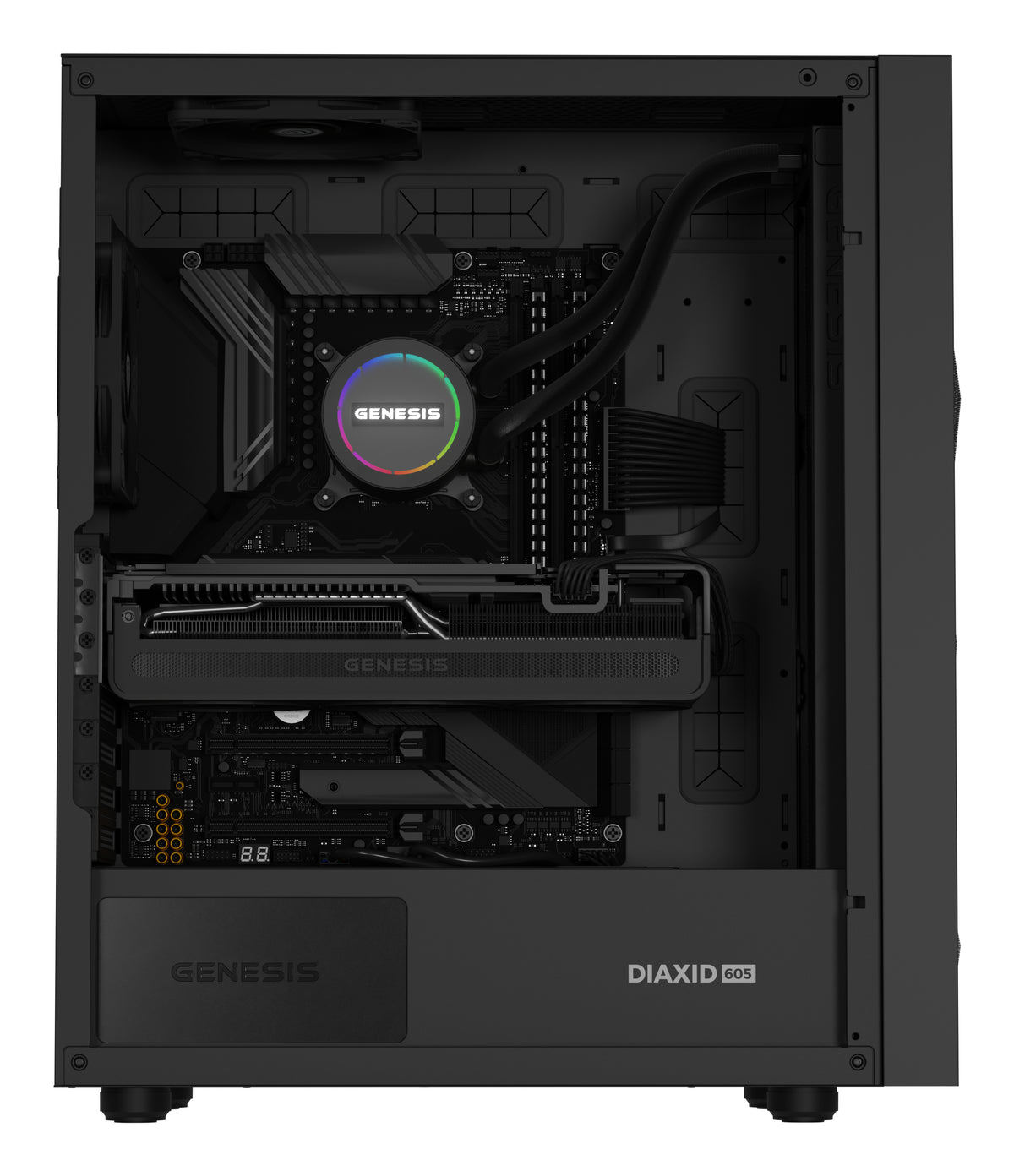 GENESIS NLG-2320 Computerkühlsystem Prozessor All-in-One-Flüssigkeitskühler Schwarz