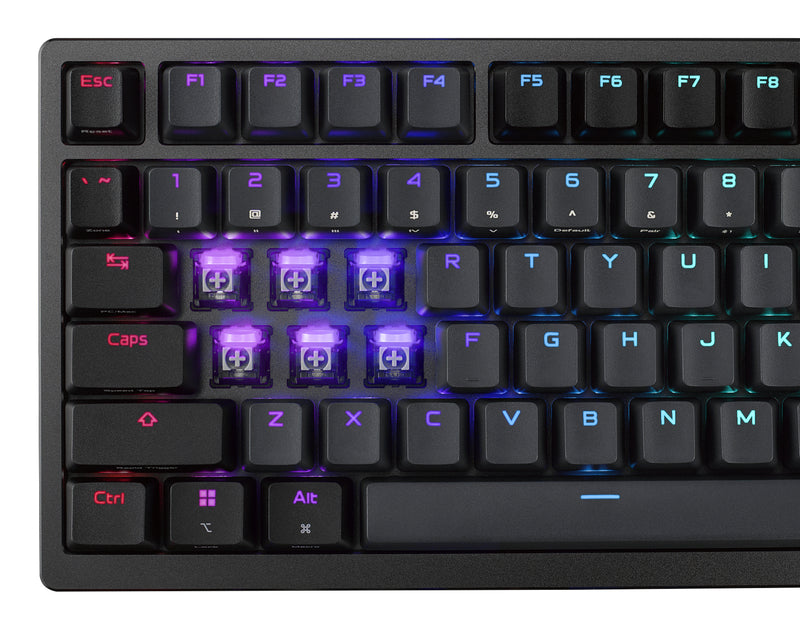 ASUS ROG Azoth 96 HE Tastatur Gaming USB + RF Wireless + Bluetooth QWERTZ Schwarz