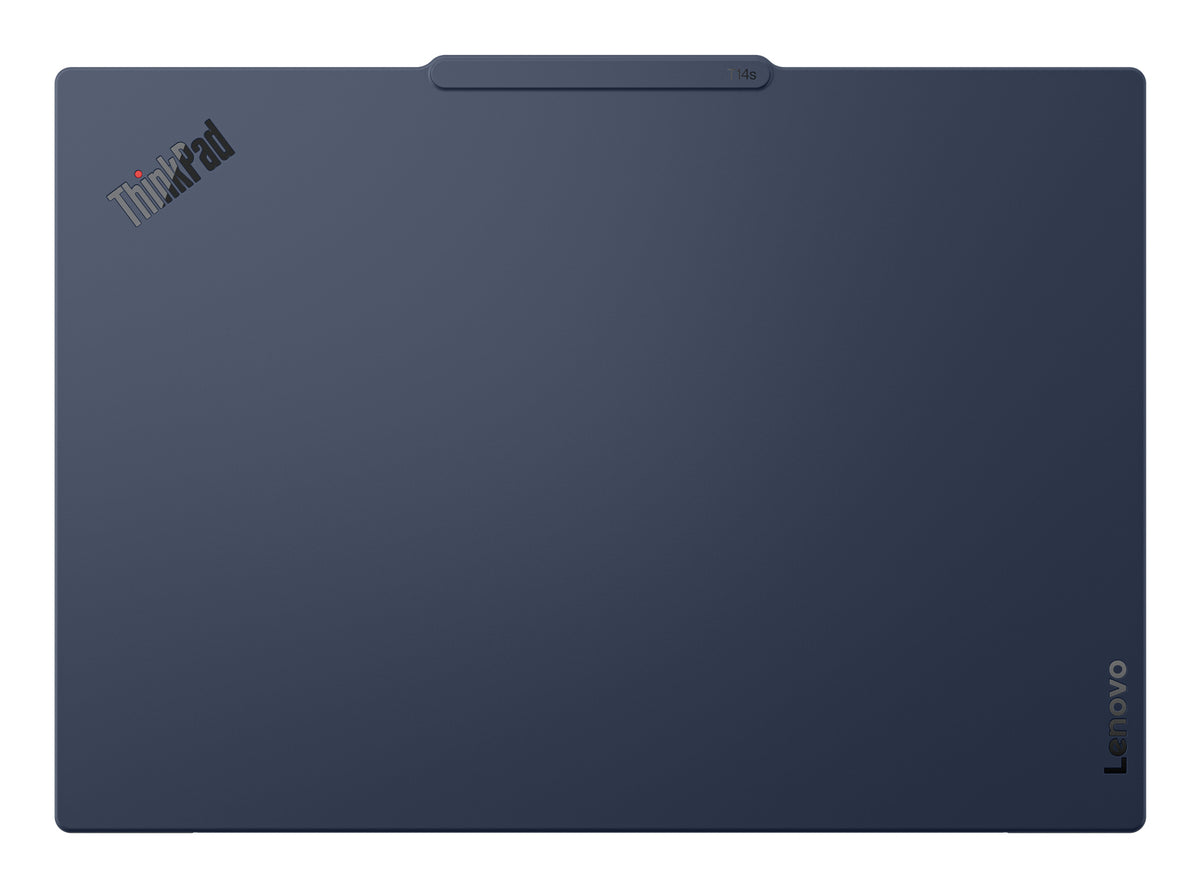 Lenovo ThinkPad T14s Gen 7 (Intel) Copilot+ PC Intel Core Ultra 7 355 Laptop 35,6 cm (14") Touchscreen WUXGA 32 GB LPDDR5x-SDRAM 512 GB SSD Wi-Fi 7 (802.11be) Windows 11 Pro Schweiz Blau