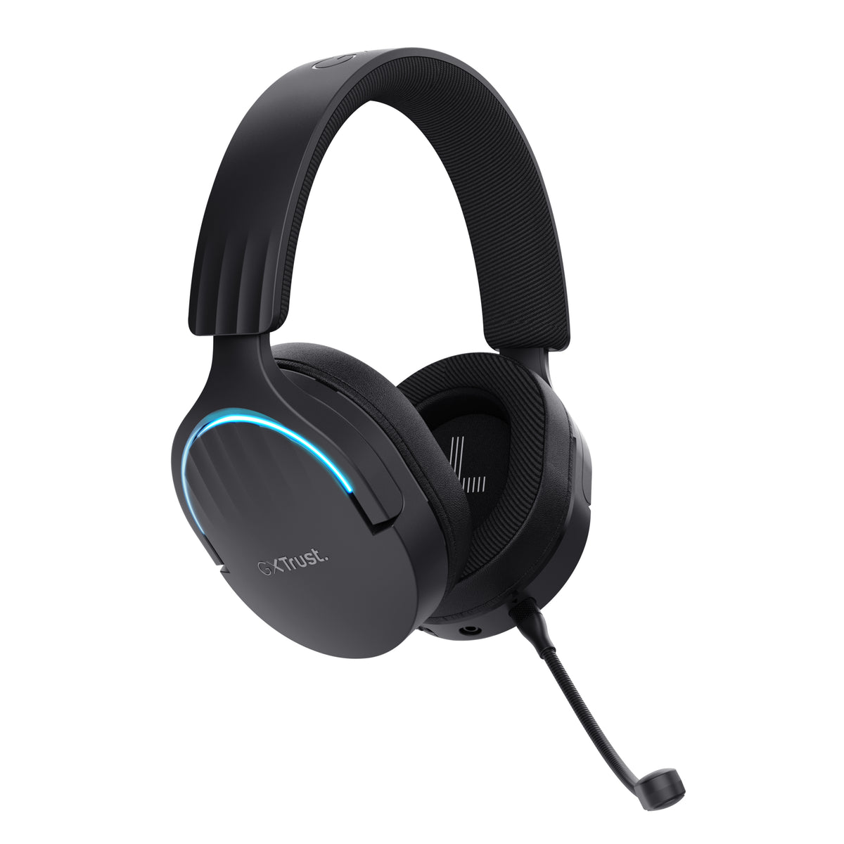 Trust GXT 491 Fayzo Kopfhörer Verkabelt & Kabellos Kopfband Gaming USB Typ-C Bluetooth Schwarz