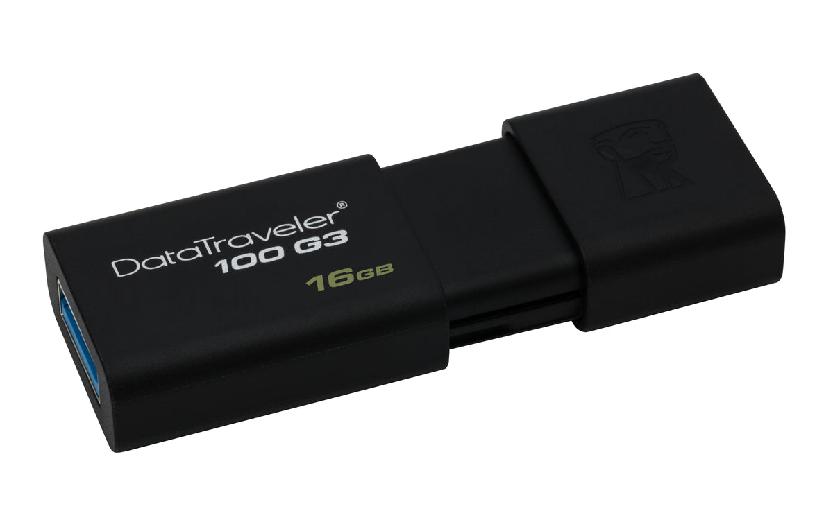 Kingston Technology DataTraveler 100 G3 USB-Stick 16 GB USB Typ-A 3.2 Gen 1 (3.1 Gen 1) Schwarz