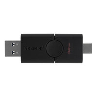 Kingston Technology DataTraveler Duo USB-Stick 32 GB USB Type-A / USB Type-C 3.2 Gen 1 (3.1 Gen 1) Schwarz