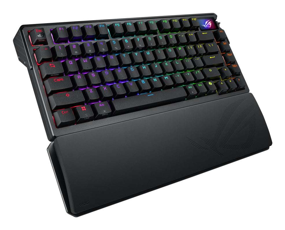 ASUS ROG Azoth Extreme Tastatur Gaming USB + RF Wireless + Bluetooth QWERTZ Französisch Schwarz