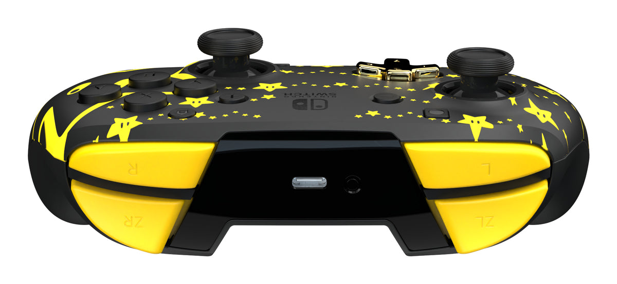 PDP REMATCH GLOW Schwarz, Gelb Gamepad Analog / Digital Nintendo Switch, Nintendo Switch OLED