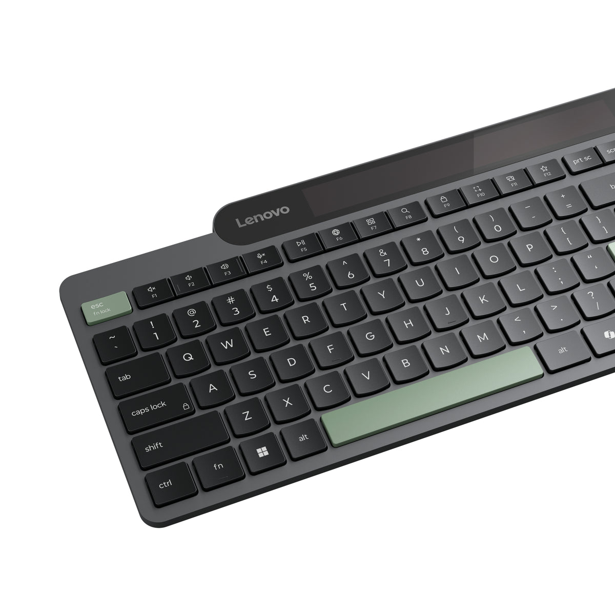 Lenovo 4Y41R69501 Tastatur Heimbüro Bluetooth Französisch, Deutsch Schwarz, Grün