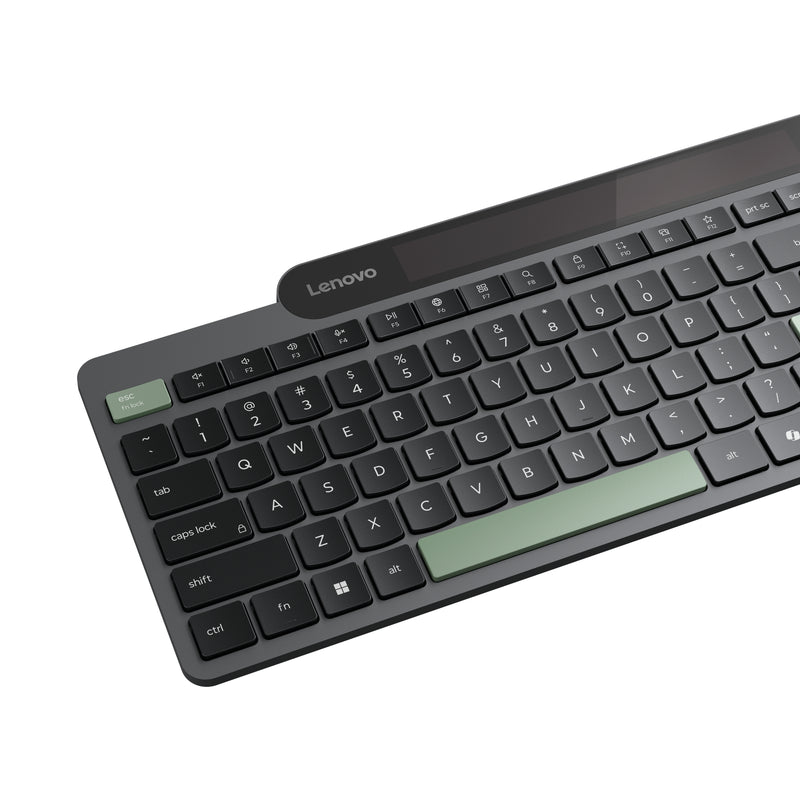 Lenovo 4Y41R69501 Tastatur Heimbüro Bluetooth Französisch, Deutsch Schwarz, Grün