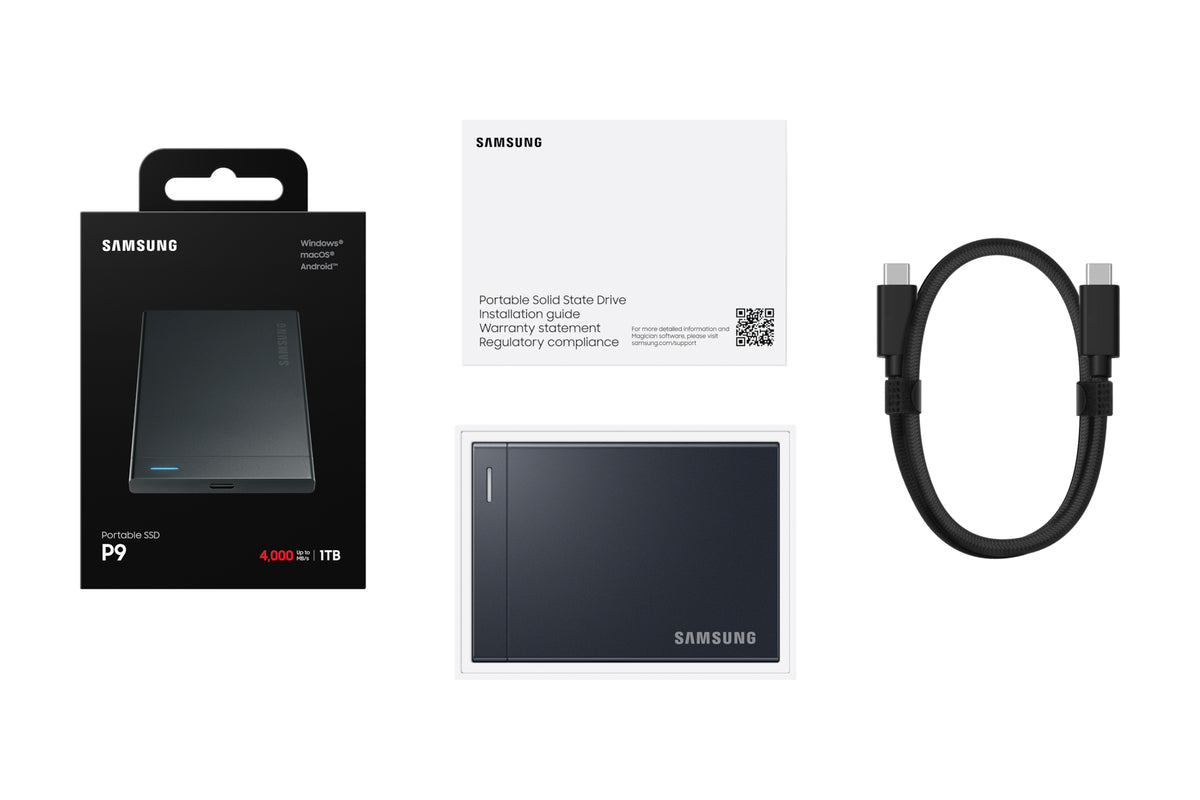 Samsung Portable SSD P9 USB4 Gen 3x2 - 1 TB