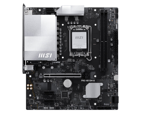 MSI PRO H810M-B Motherboard Intel H810 LGA 1851 (Socket V1) micro ATX