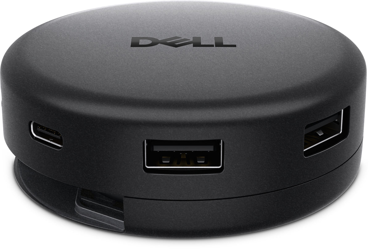 DELL DA326 Kabelgebunden USB 3.2 Gen 1 (3.1 Gen 1) Type-C Schwarz