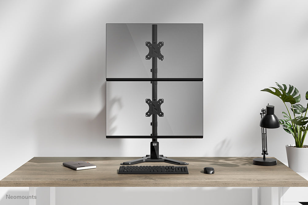 Neomounts DS45-600BL2V Monitorständer für zwei Bildschirme 10-32"