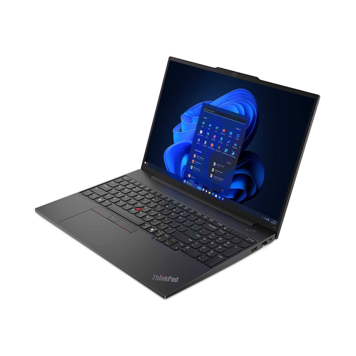 Lenovo ThinkPad E16 Gen 2 (AMD) AMD Ryzen™ 5 7535HS Laptop 40,6 cm (16") WUXGA 16 GB DDR5-SDRAM 512 GB SSD Wi-Fi 6E (802.11ax) Windows 11 Pro Schwarz Deutsch