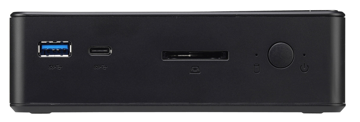 Shuttle Nano PC NC10U5 , Intel i5-8265U, 1x HDMI, 1x DP, 1x 2.5" bay, 1x M.2, 1x LAN, 1x COM, Wifi, 24/7 Dauerbetrieb, inkl. VESA & Stand