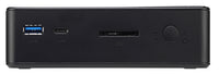 Shuttle Nano PC NC10U5 , Intel i5-8265U, 1x HDMI, 1x DP, 1x 2.5" bay, 1x M.2, 1x LAN, 1x COM, Wifi, 24/7 Dauerbetrieb, inkl. VESA & Stand