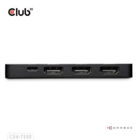 CLUB3D DisplayPort™ to Triple HDMI™ 8K60Hz Hub