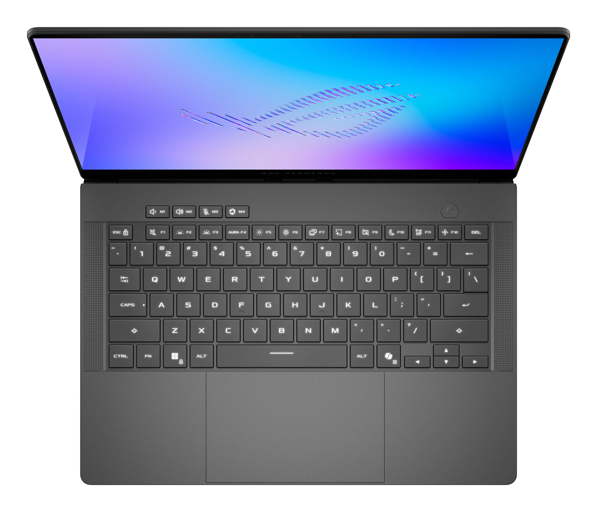 ASUS ROG Zephyrus G14 GU405AW-SY033W Intel Core Ultra 9 386H Laptop 35,6 cm (14") 3K 64 GB LPDDR5x-SDRAM 2 TB SSD NVIDIA GeForce RTX 5080 Wi-Fi 7 (802.11be) Windows 11 Home Grau