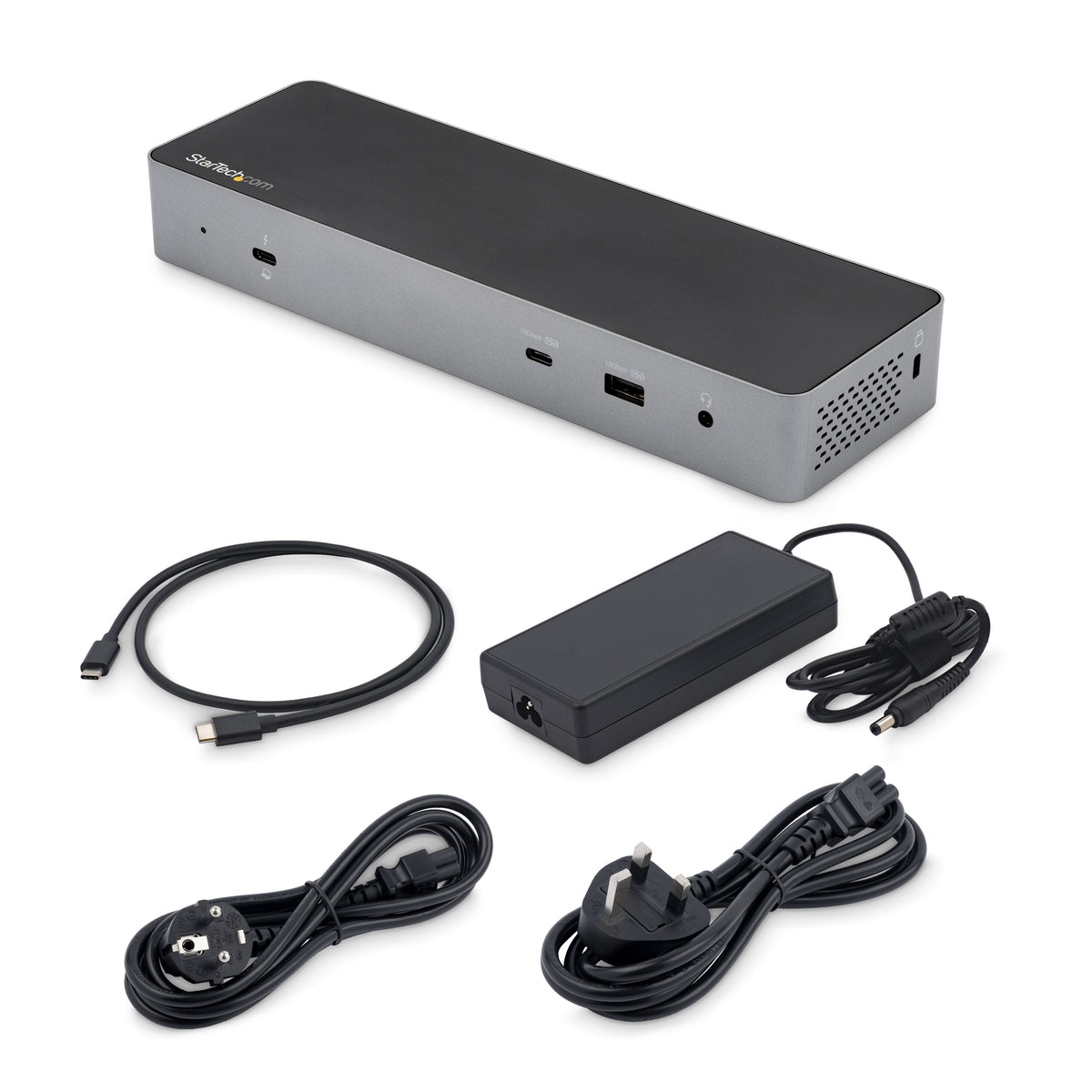 StarTech.com Thunderbolt 3 Dock mit USB-C Host-Kompatibilität - Dual 4K 60Hz DisplayPort 1.4 oder Dual HDMI Monitore - Single 8K - TB3/USB-C Laptop Docking Station - 96W PD, 5xUSB - 10 Gbit/s