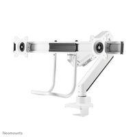 Neomounts NM-D775DXWHITE Monitorarm 10-32" - Gasfeder - Topfix - 180°-Stopp