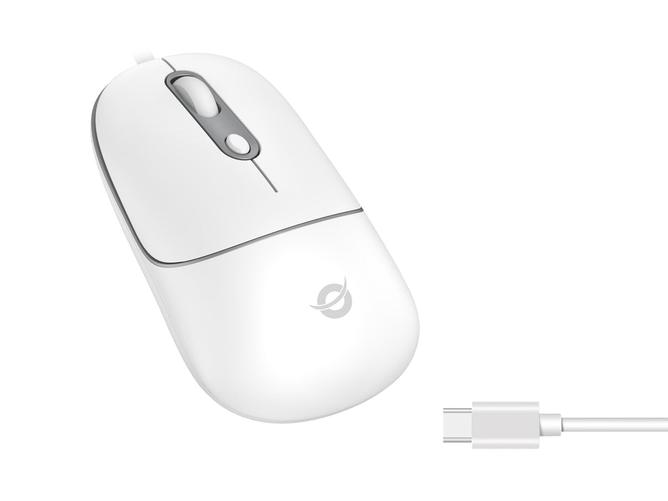 Conceptronic REGAS02W 4-Button Silent USB-C Mouse