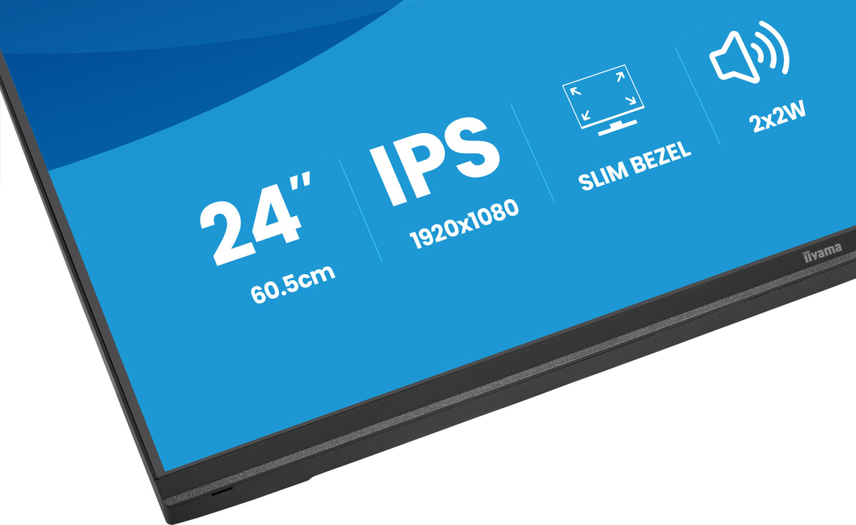 iiyama ProLite X2497HSU-B1 Computerbildschirm 60,5 cm (23.8") 1920 x 1080 Pixel Full HD LED Schwarz