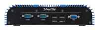 Shuttle BPCAL02-i3XA industrial Box-PC, Core i3-1215U , 8GB RAM, 128GB M.2 SSD, 2x LAN, 3x COM, 1xHDMI,1xVGA, 8x USB, DC input 9-36V, lüfterlos, 24/7 Dauerbetrieb