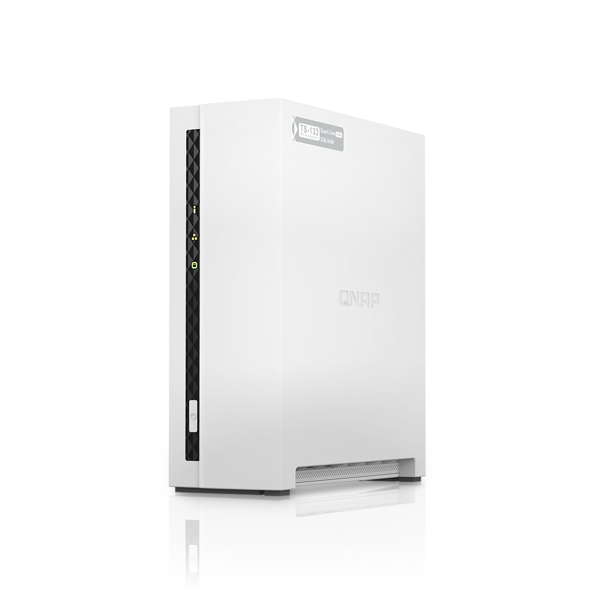 QNAP TS-133 NAS & Speicherserver Tower Cortex-A55 2 GB DDR4 0 TB QNAP Turbo System Weiß