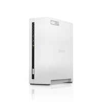 QNAP TS-133 NAS & Speicherserver Tower Cortex-A55 2 GB DDR4 0 TB QNAP Turbo System Weiß