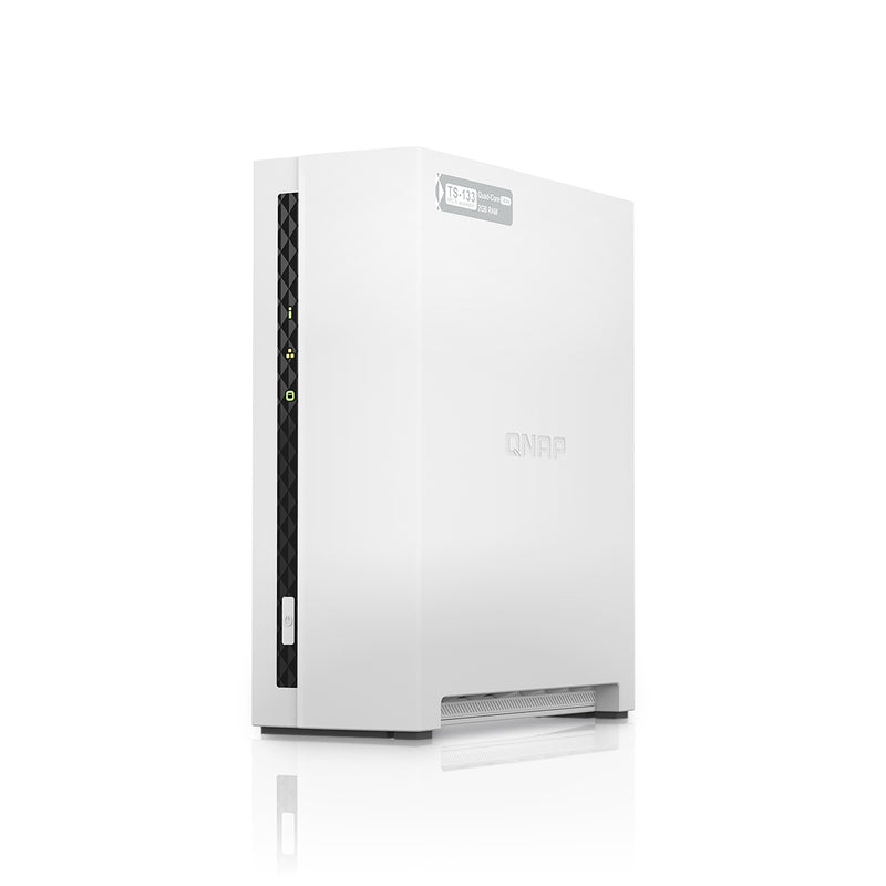 QNAP TS-133 NAS & Speicherserver Tower Cortex-A55 2 GB DDR4 0 TB QNAP Turbo System Weiß